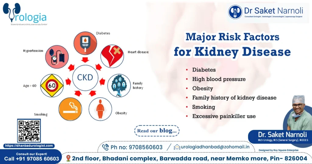 Major Risk Factors for Kidney Disease