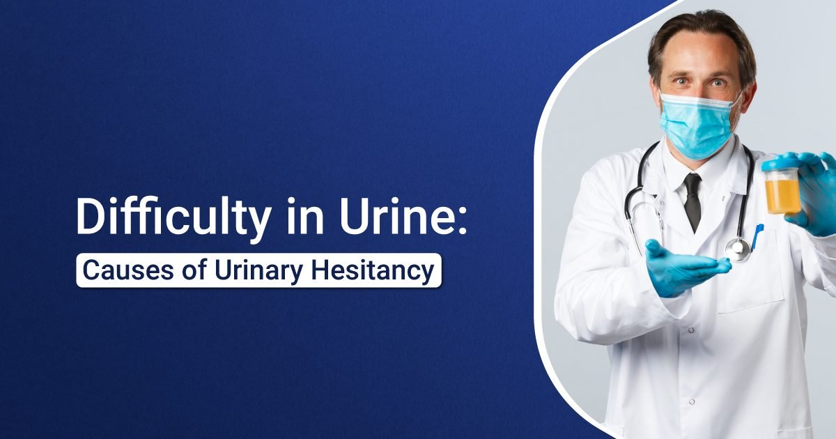 difficulty in urine